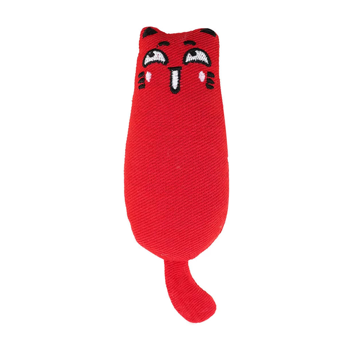 Funny Interactive Crazy Cat Toy Pet Kitten Chewing Teeth Grinding Catnip Toys Claws Thumb Bite Cat Mint Game Playing Pillow