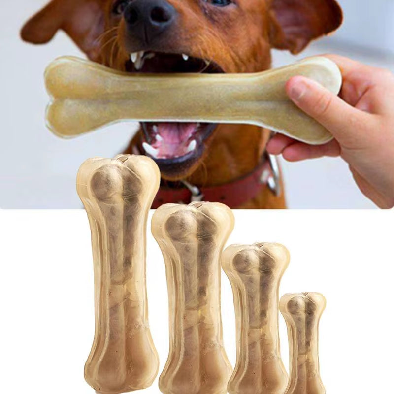 Beef Flavor Non-Toxic Durable Dog Chew Toys for Small and Large Breeds - Dental Cleaning and Bite Resistance Pet Products