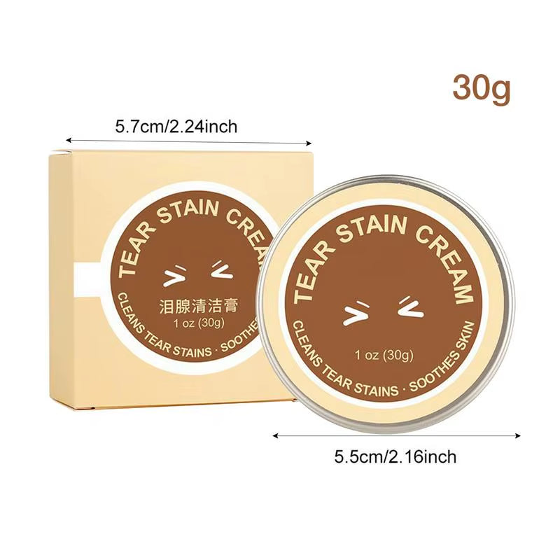 30G Pet Tear Scar Cream Dog Eye Stain Remover Eyes Wipe Cream for Dogs and Cats Eye Care Gently Cleanses Pet Accessories