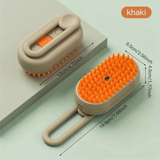 Pet Cleaning Spray Comb, Pet Undercoat Hair Removal Slicker Brush for Dog and Cat Grooming Tool