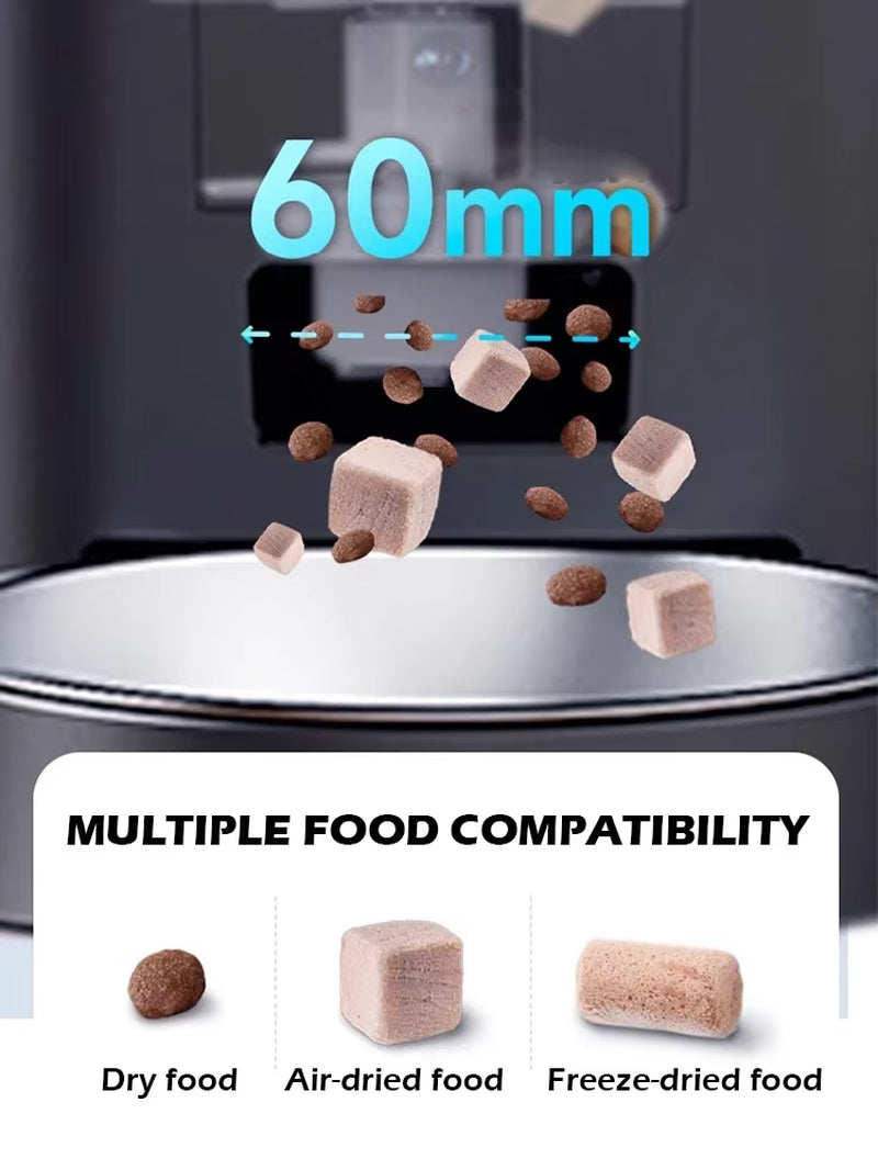 8L Smart Automatic Cat Feeders with 1080P HD Camera 5G Wifi Pet Feeder Tuya APP Control Automatic Cat Dog Food Dispenser