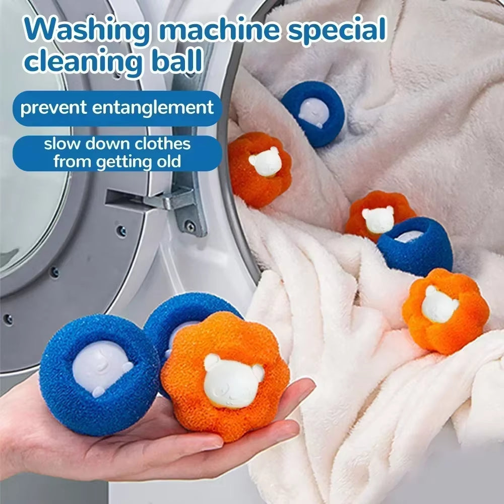 Laundry Balls Pet Hair Collector for Washing Machine Reusable Laundry Lint Catcher Removes Lint from Clothes Pet Cat Accessories