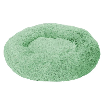 40-110Cm round Pet Bed for Large Dog Bed Super Soft Cat Bed Long Plush Dog House for Medium Dog House Winter Warm Sleeping