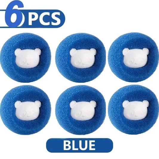 Laundry Balls Pet Hair Collector for Washing Machine Reusable Laundry Lint Catcher Removes Lint from Clothes Pet Cat Accessories
