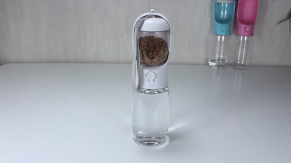 AquaPaws™ Adventure Bottle – Hydrate and feed on the go!